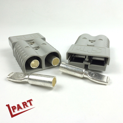 OEM 3Tのフォークリフト電池の末端のコネクターのSB 350A 600Vの灰色