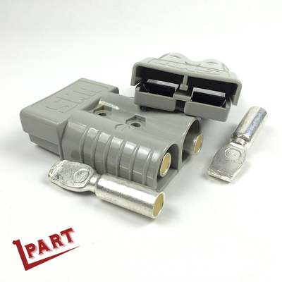 OEM 3Tのフォークリフト電池の末端のコネクターのSB 350A 600Vの灰色