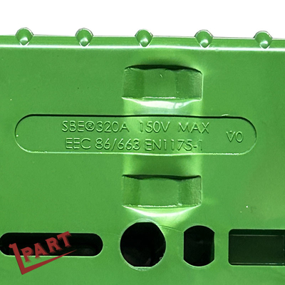 フォークリフトのスペアパーツ グリーンアンダーソン電池コネクタ SBE320 320A 150V
