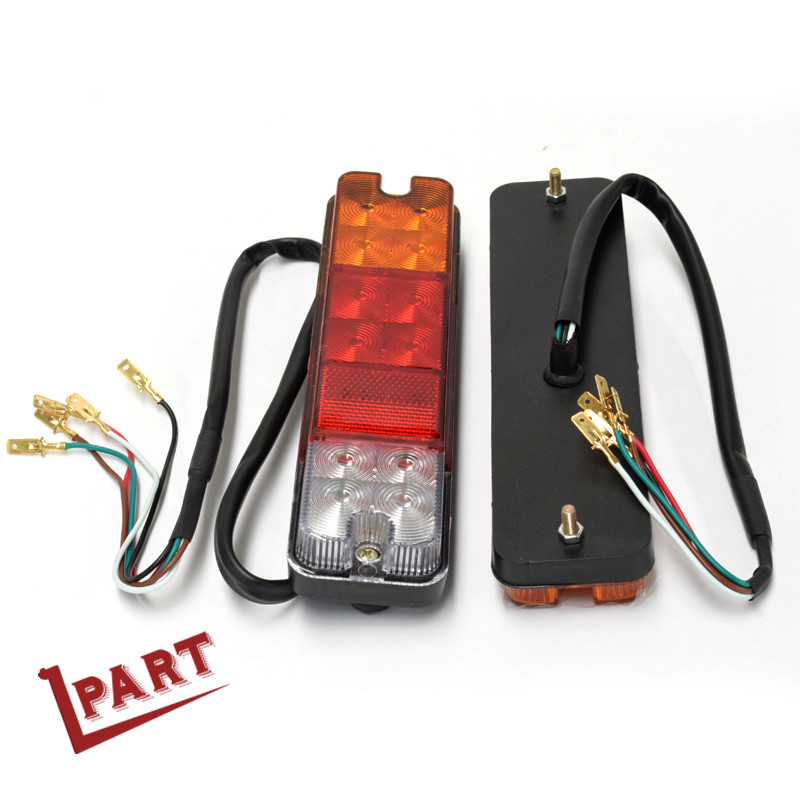 3色のOEMの後部LEDフォークリフト ライト12V-24V